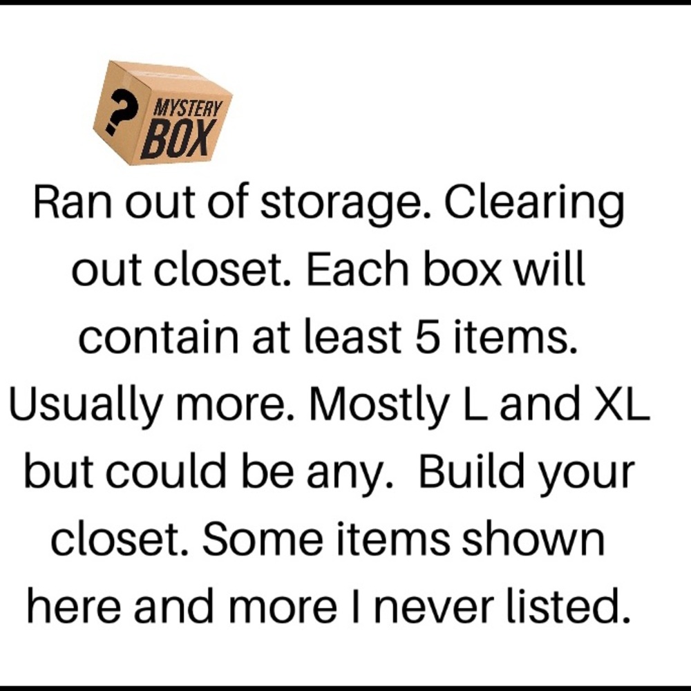 Mystery box bike your closet